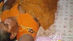 Aunty sleeping  showing her both nipple