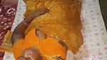Aunty sleeping  showing her both nipple