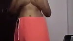 Beautiful aunty undress  show her huge boobs