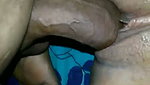 Boyfriend keep his dick inside gf pussy