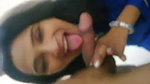 Girlfriend giving Blowjob to bf