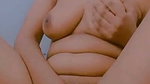 Sexy girl fingering  showing on vc