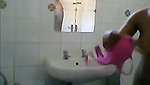Sexy girl ready to take bath