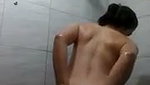 Sexy girl taking bath  Fingering in her ass
