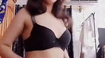 Wow looking girl showing her sexy figure