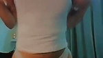 beautiful horny slim girl make nude video for boyfriend
