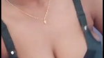 sexy horny girl shows her boobs and black lingrie