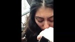 Beautiful Mumbai girl giving Blowjob inside car