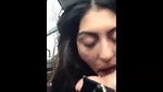 Beautiful Mumbai girl giving Blowjob inside car