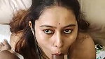 Beautiful sexy bhabhi give Blowjob to his husband
