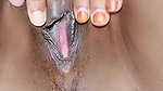 Hot girl drilling her pussy with dilo