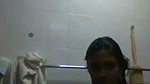 Sexy girl taking bath  showing