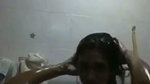 Sexy girl taking bath  showing