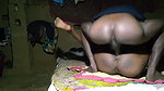 Village aunty boobs pressing  fuck hard on bed