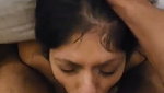 Beautiful bhabhi give Blowjob  lover pissing on her face