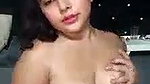 Beautiful lady showing  enjoying