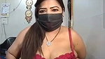 Fatty bhabhi showing her huge figure on live