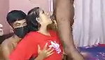 New update sexy aunty enjoying  fucking hard with three nephew