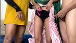 Sexy girl enjoying  giving Blowjob