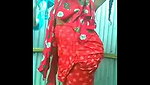Village girl dress change after bath