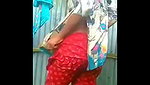 Village girl dress change after bath