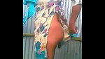 Village girl dress change after bath