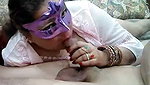 Aunty giving Blowjob to uncle