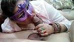 Aunty giving Blowjob to uncle