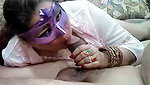 Aunty giving Blowjob to uncle
