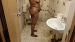 Aunty undress  taking bath