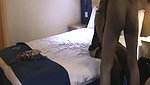 Beautiful auntu riding hard with lover