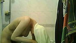 Beautiful hot Mumbai girl taking shower