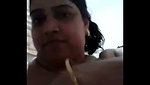 Bhabhi show her huge boobs