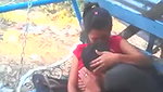 Boyfriend suck his gf boob