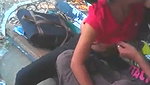 Boyfriend suck his gf boob