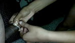 Hot aunty give Blowjob  cover condom on lover dick