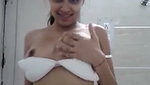 Sexy girl show her boobs  shaking