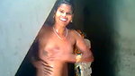 Sexy Village bhabhi showing her bath
