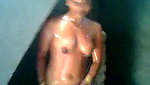Sexy Village bhabhi showing her bath