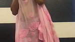Shapely boobed desi bhabhi stripping saree