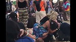 Two Guys Eat A Sluts Ass In Public During a Music
