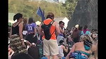 Two Guys Eat A Sluts Ass In Public During a Music