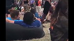 Two Guys Eat A Sluts Ass In Public During a Music