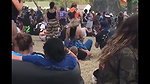 Two Guys Eat A Sluts Ass In Public During a Music