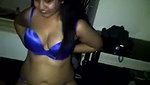 Beautiful girl show her boobs  give Blowjob