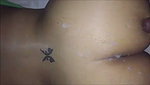 Boyfriend cum on gf ass