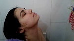 Hot aunty taking bath  showing