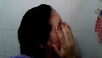 Hot aunty taking bath  showing