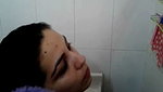 Hot aunty taking bath  showing