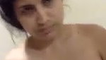 Hot girl show her cute boob